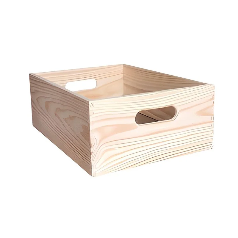 Caja Pino Apilable 40 cm · Aranaz