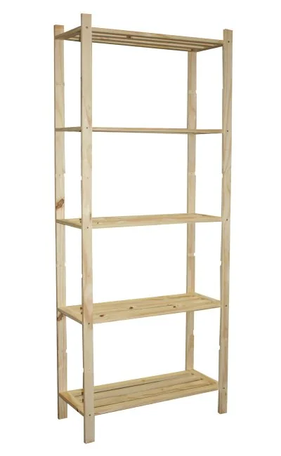 Estantería madera 5 estantes · Aranaz