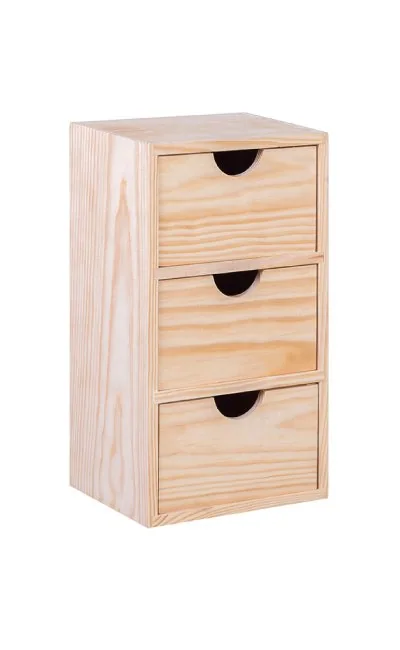 Mini bloc Deco 3 cajones · Aranaz