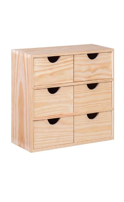 Mini bloc Deco 6 cajones · Aranaz