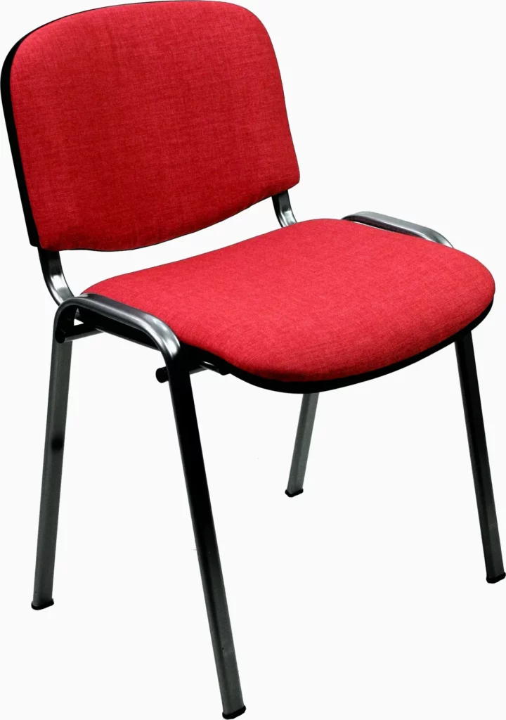 Silla confiedente tapizada Roja · Aranaz