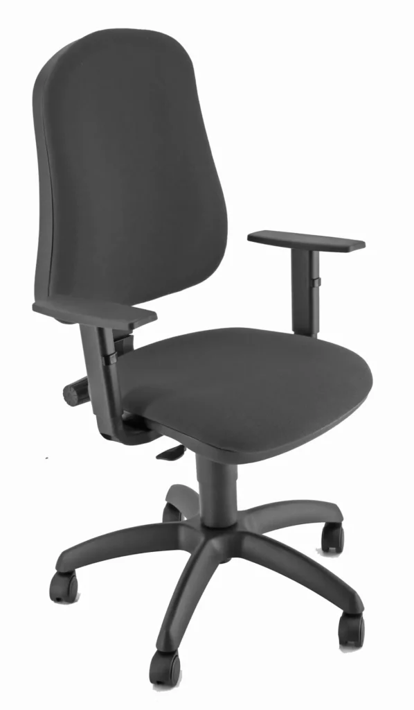 Silla oficina Simple CP Negra · Aranaz