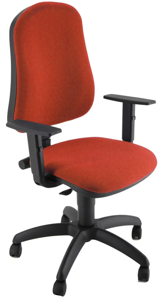 Silla oficina Simple CP Roja · Aranaz