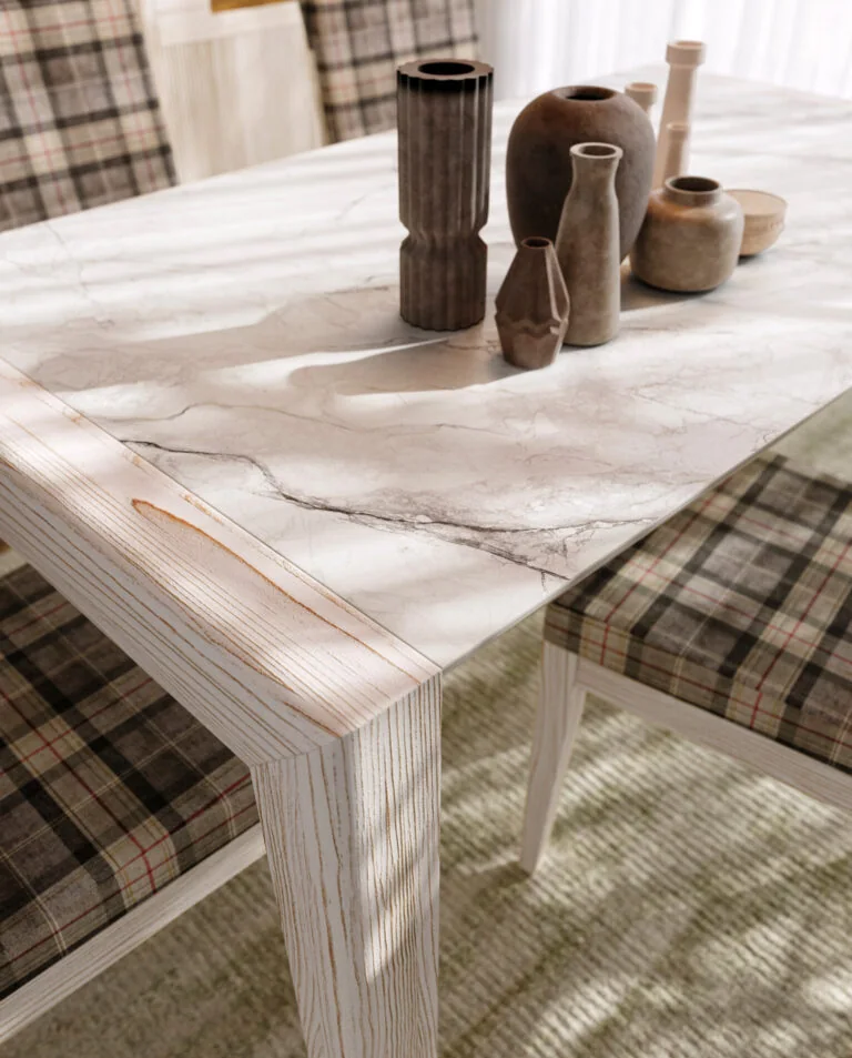 Mesa Fuerteventura 160 estirable | Silla Frida | TALLIN 33/01 – COMEDORES · Grupo Seys