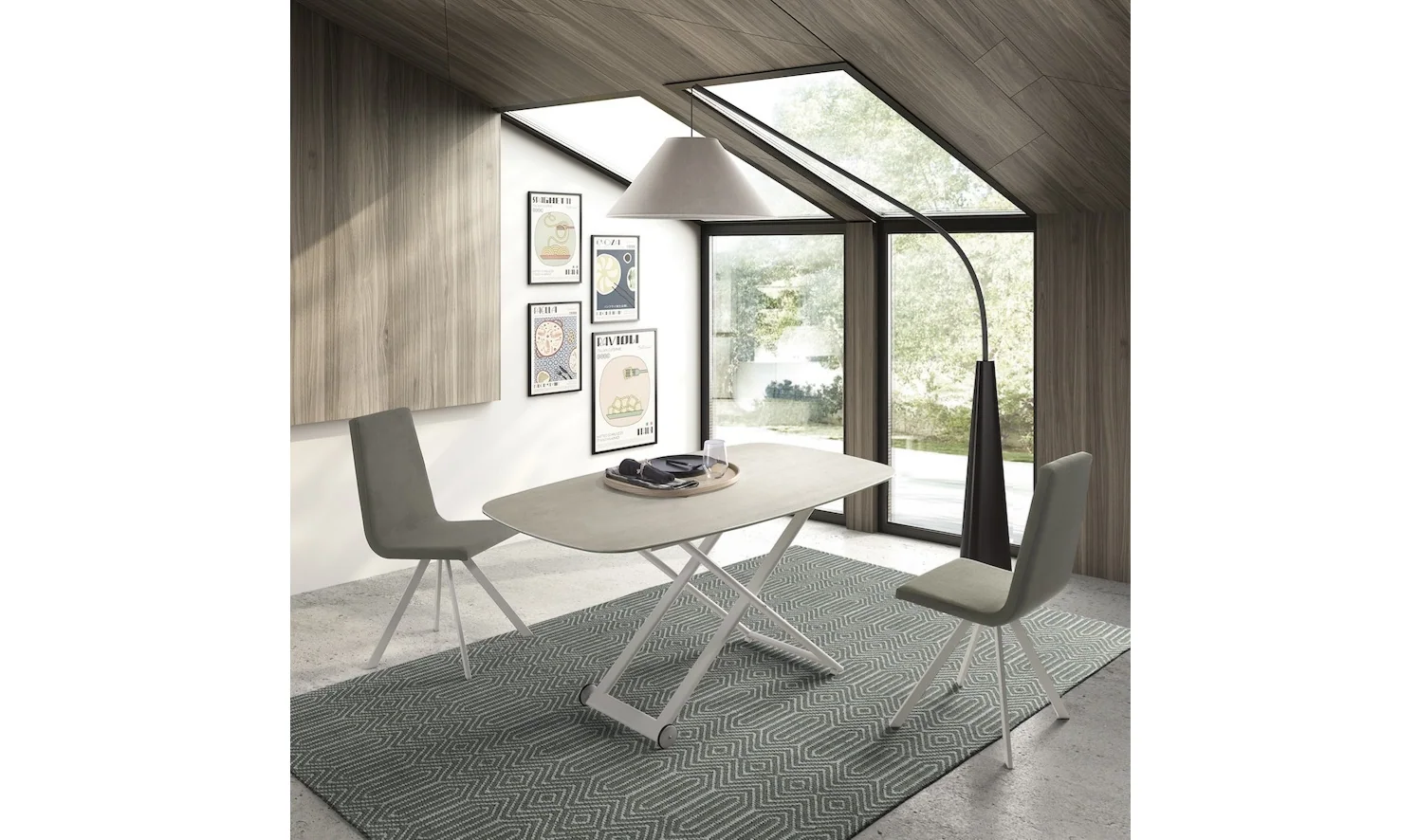 Mesa de centro elevable Clip y Clip Eléctrica · Ramiro Tarazona