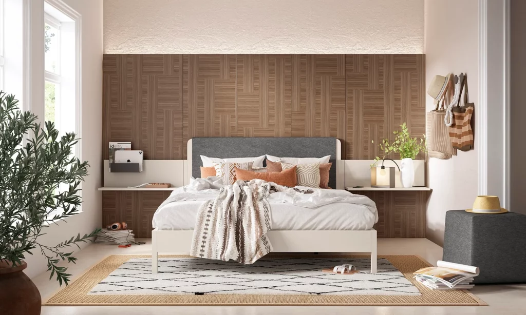 Cabecero moderno Panel Geometric y Minimal · ROS