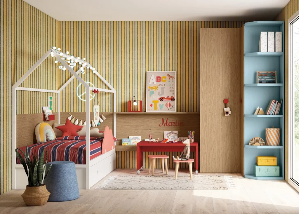 Cama casita con nido · ROS