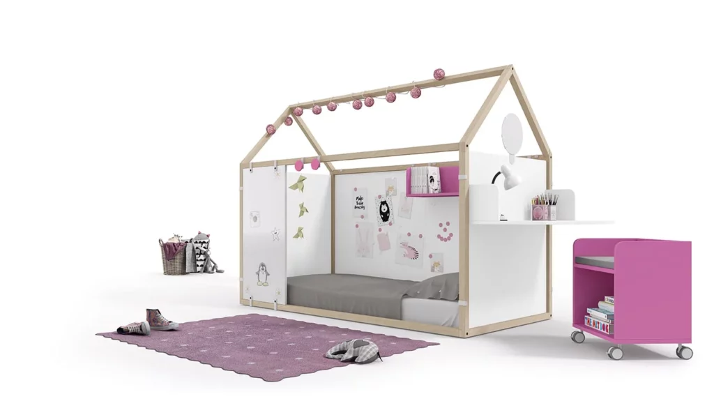 Casita con pizarra blanca · ROS