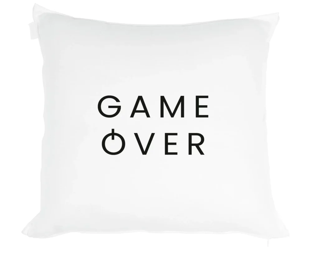 Cojín GAME OVER · ROS