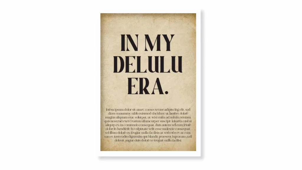 Cuadro delulu dark · ROS