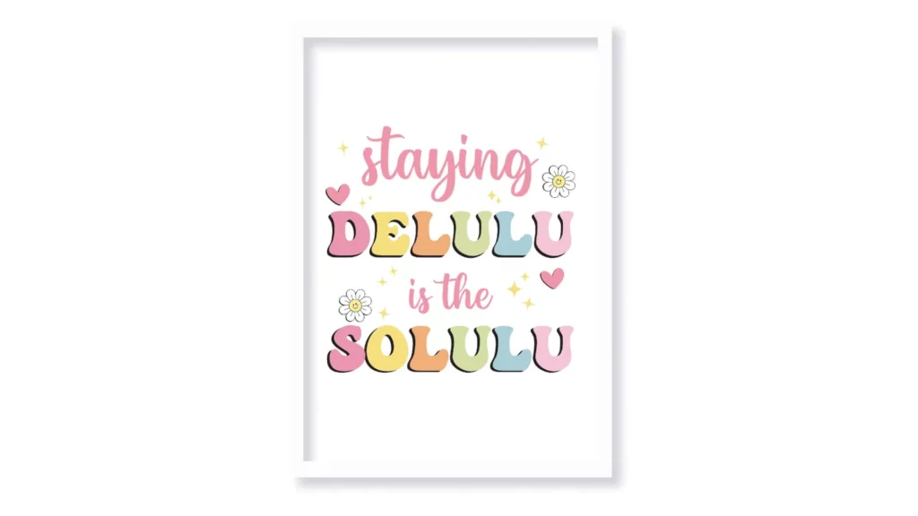 Cuadro delulu kawaii · ROS