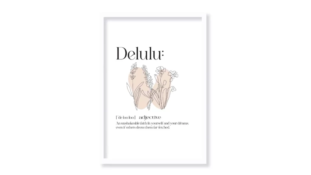 Cuadro delulu Nature · ROS