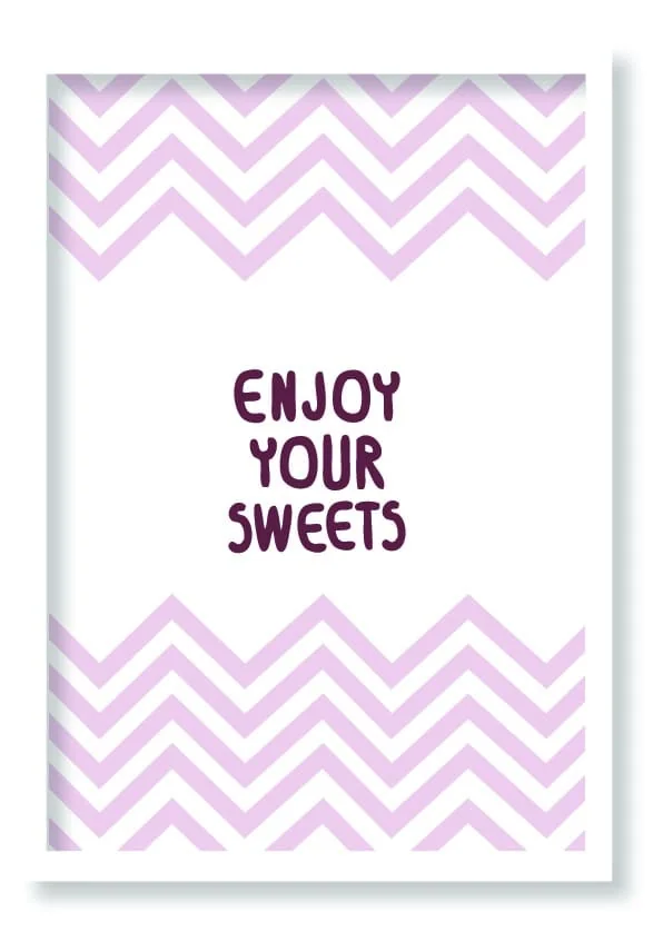 Cuadro Enjoy your Sweets · ROS