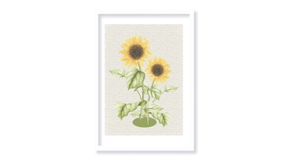 Cuadro girasoles · ROS