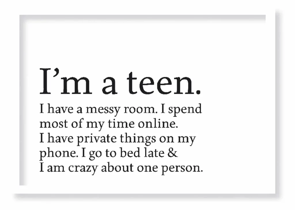 Cuadro I’m a Teen · ROS