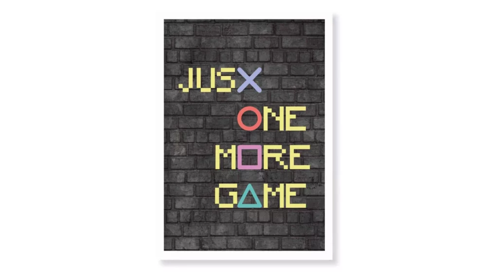 Cuadro Just one more · ROS