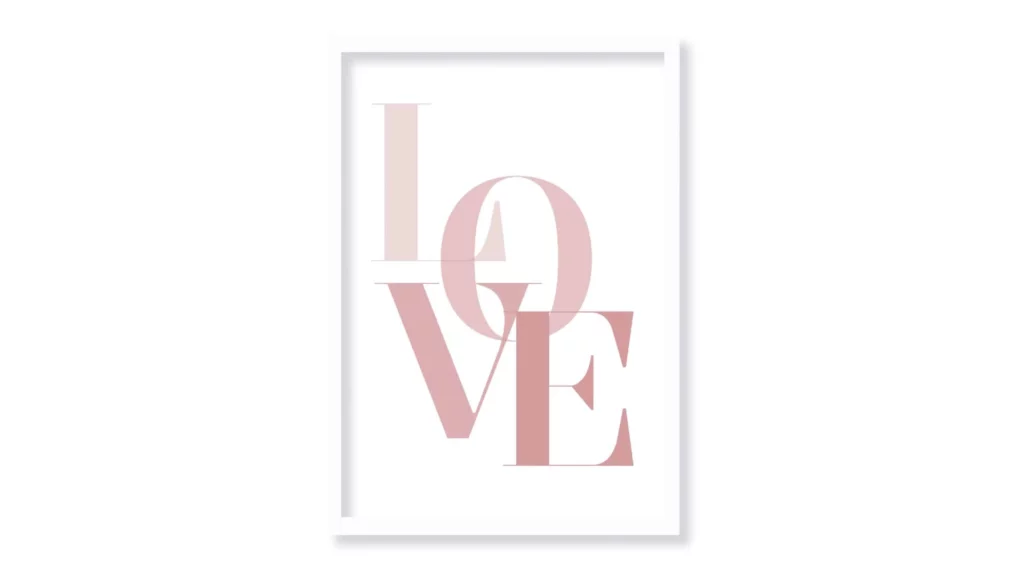 Cuadro Love · ROS