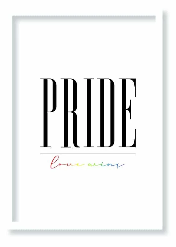 Cuadro Love Wins · ROS
