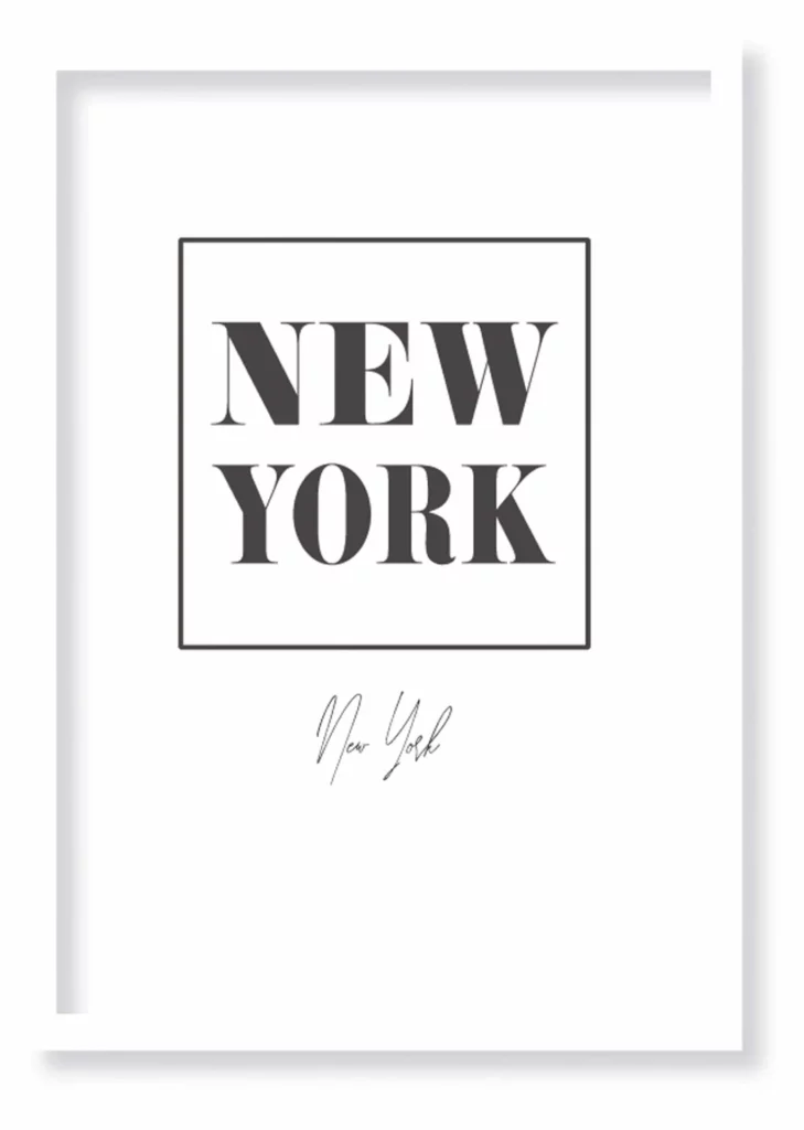 Cuadro New york · ROS
