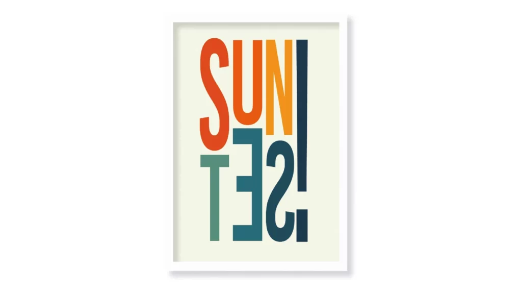 Cuadro Sunset · ROS