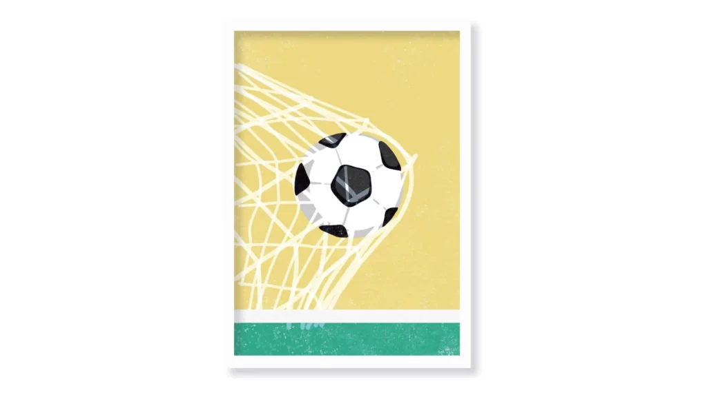 Cuadro vintage football · ROS