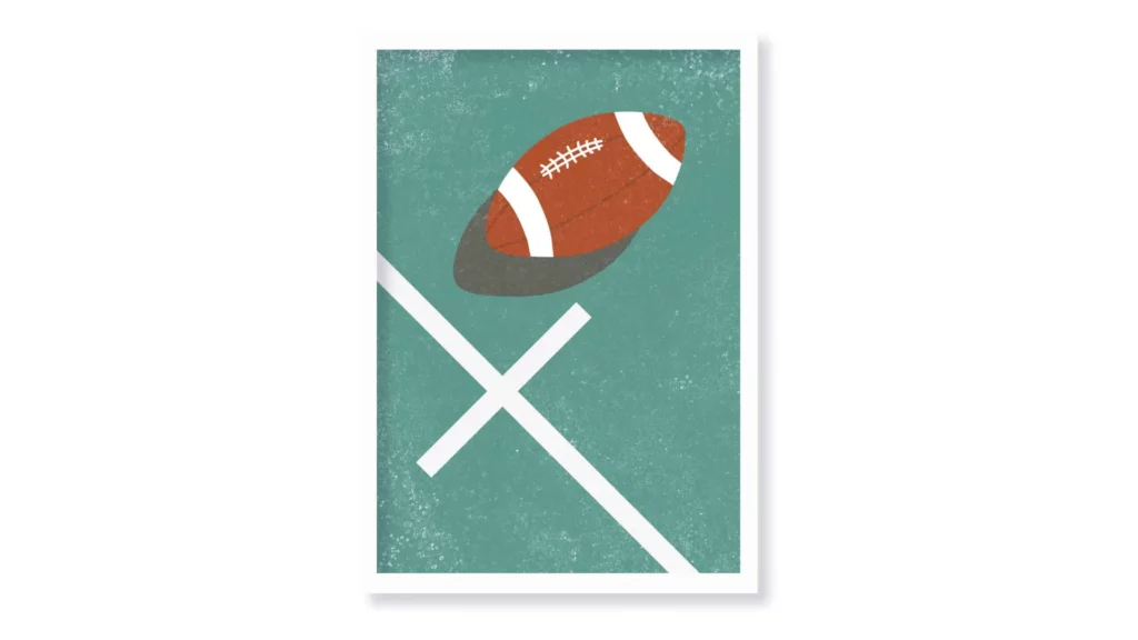 Cuadro vintage rugby · ROS