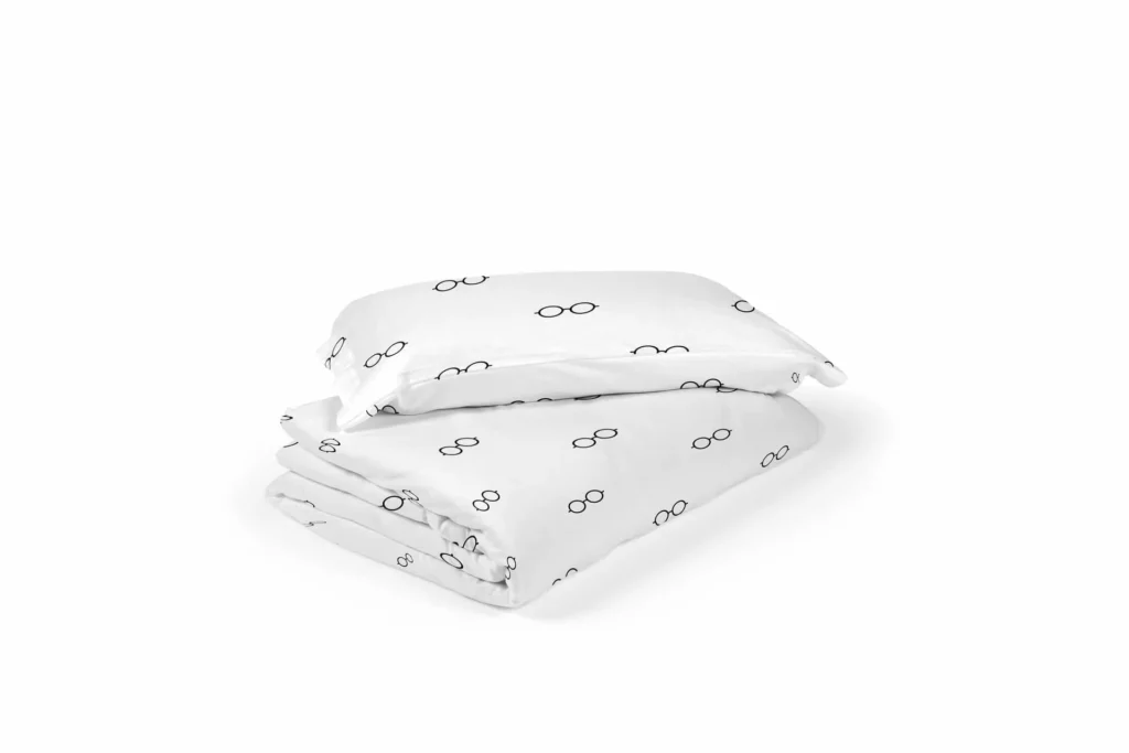 Funda nórdica gafas blanco · ROS