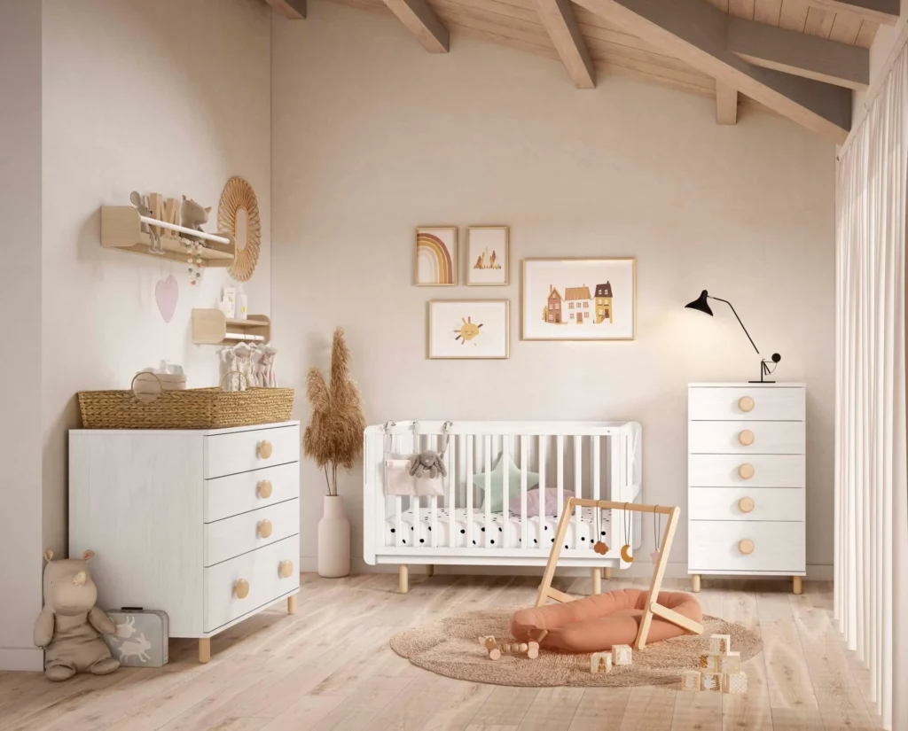 Habitación con cuna para bebé Fold · ROS