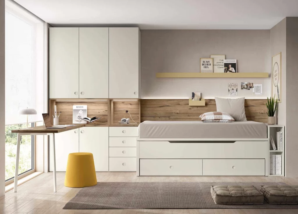 Habitación juvenil moderna · ROS