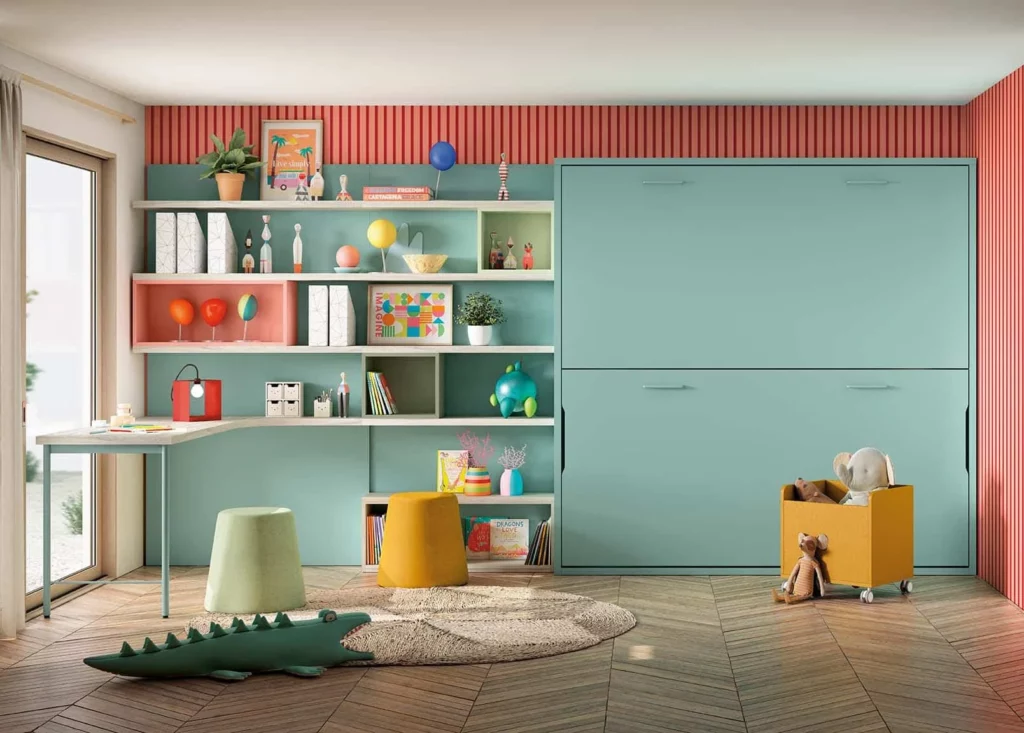 Litera abatible reclinable y escritorio · ROS