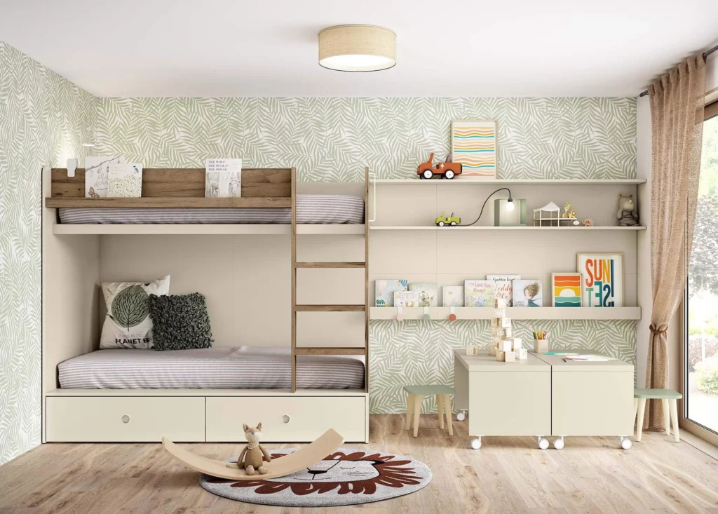 Litera infantil con cajones · ROS