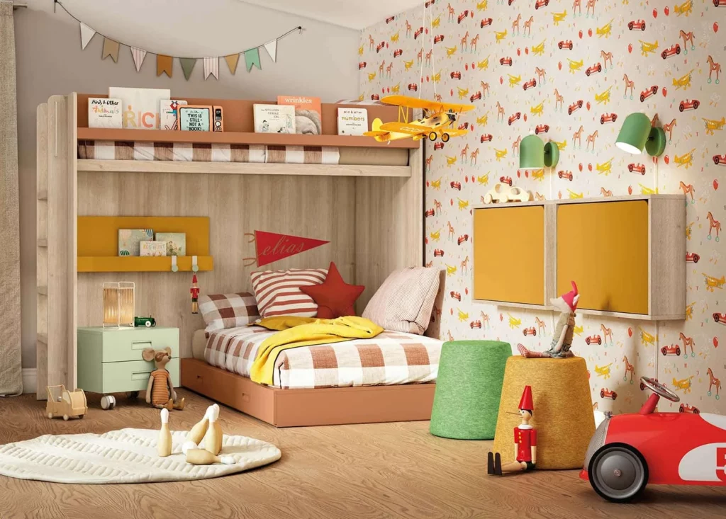 Litera infantil para dos hermanos · ROS