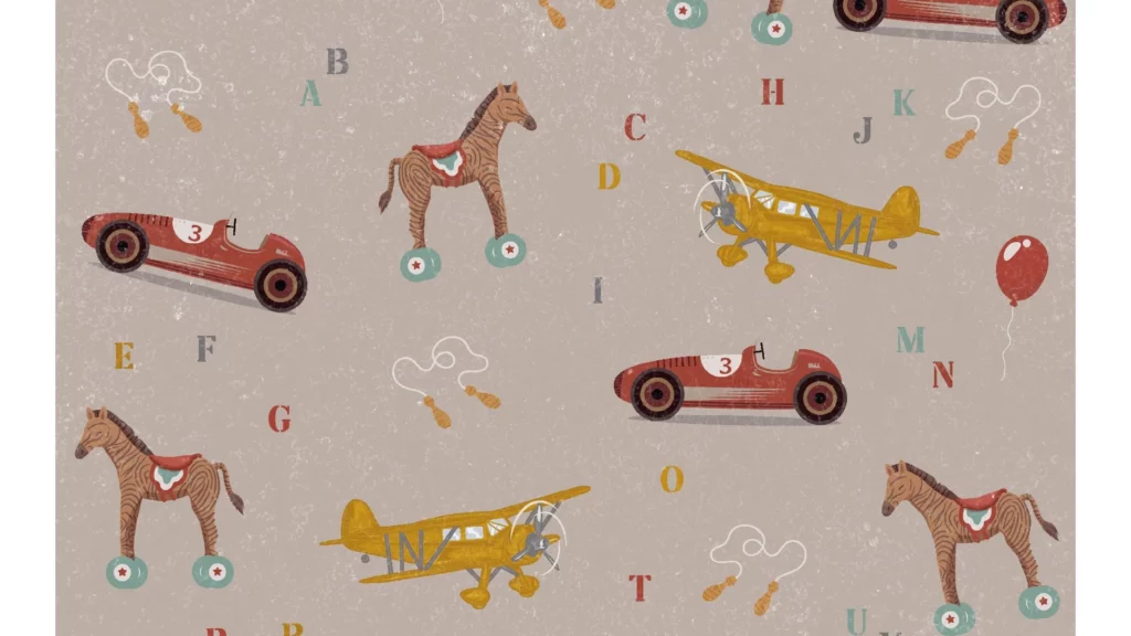 Papel de pared Vintage games · ROS